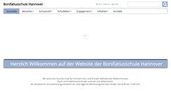 Desktop Screenshot of bonifatiusschule-hannover.de